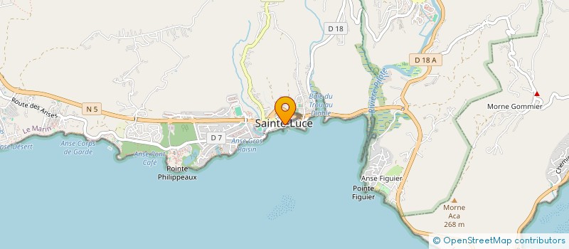 localisation de l'entreprise CAISSE DE CREDIT MUTUEL SAINTE LUCE  SAINTE-LUCE