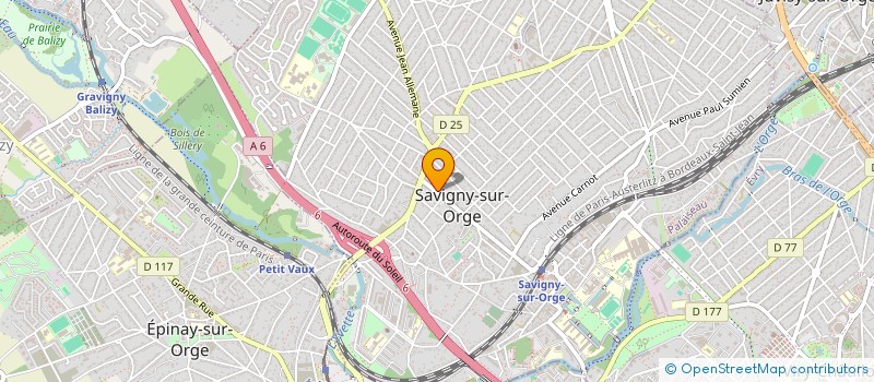 localisation de l'entreprise CAISSE DE CREDIT MUTUEL SAVIGNY-MORANGIS  SAVIGNY-SUR-ORGE