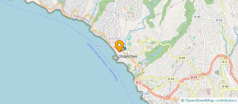 localisation de l'entreprise CAISSE DE CREDIT MUTUEL SCHOELCHER  SCHLCHER