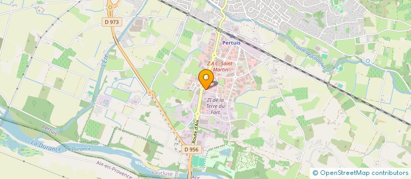 localisation de l'entreprise CAISSE DE CREDIT MUTUEL VAL DURANCE  PERTUIS