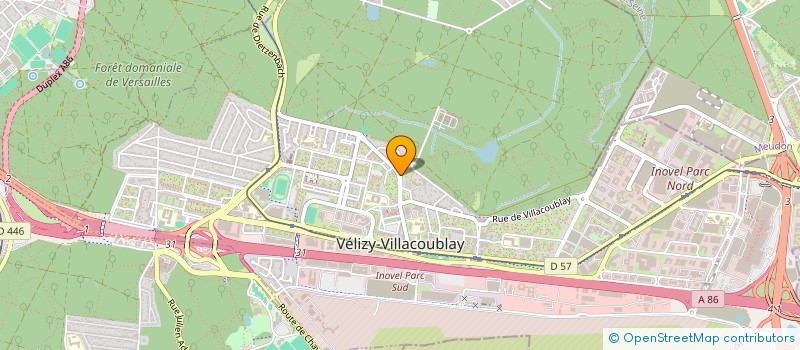 localisation de l'entreprise CAISSE DE CREDIT MUTUEL VELIZY VILLACOUBLAY  VELIZY-VILLACOUBLAY