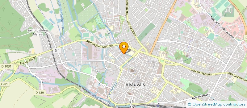 localisation de l'entreprise CAISSE DE MUTUALITE SOCIALE AGRICOLE à BEAUVAIS