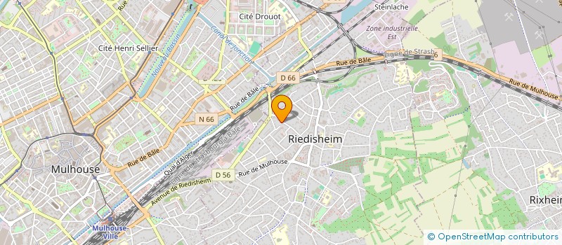 localisation de l'entreprise CAISSE DE PENSIONS SECOURS EMPLOYES SACM à RIEDISHEIM