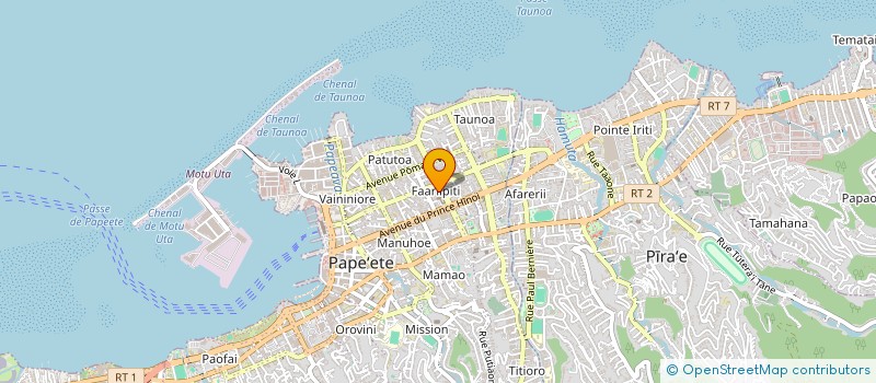localisation de l'entreprise CAISSE DE PREVOYANCE SOCIALE à PAPEETE