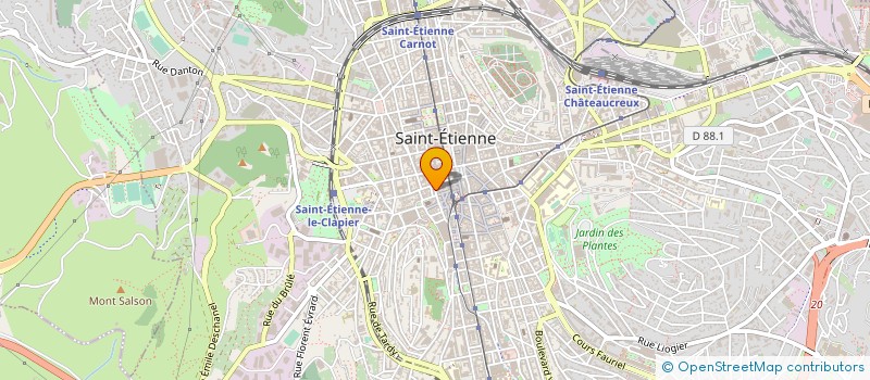 localisation de l'entreprise CAISSE DE REGLEMENTS PECUNIAIRES DES AVOCATS DE LA LOIRE ( CARPA DE LA LOIRE ) à SAINT-ETIENNE