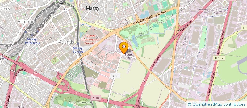 localisation de l'entreprise CAISSE DE RETRAITE LES MACONS PARISIENS à MASSY