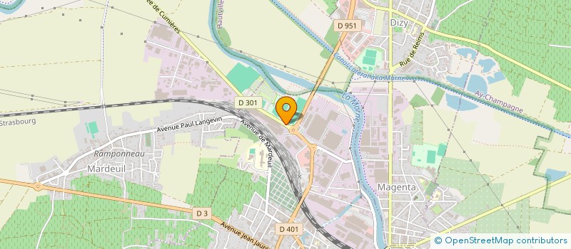 localisation de l'entreprise CAISSE DE SOLIDARITE D EPERNAY à EPERNAY