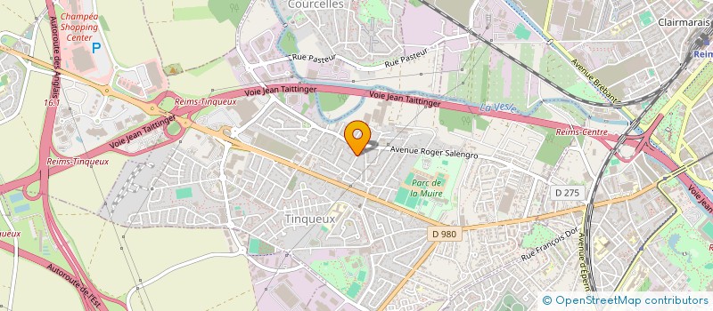 localisation de l'entreprise CAISSE DE SOLIDARITE DE TINQUEUX  TINQUEUX