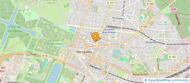 localisation de l'entreprise CAISSE DE SOLIDARITE DES FRANCAIS DE CHINE à VERSAILLES