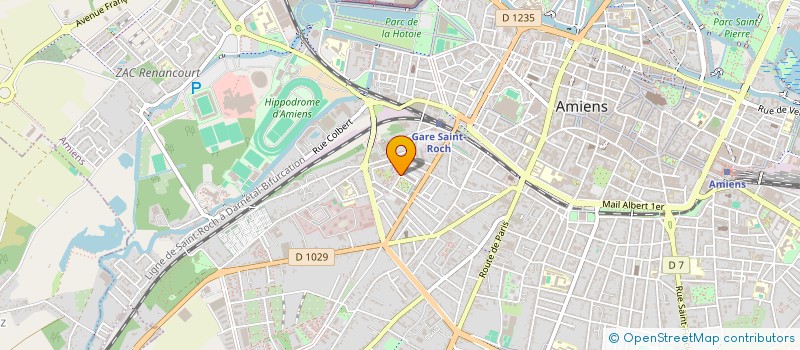 localisation de l'entreprise CAISSE DE SOLIDARITE DES SALARIES D ARPEGE CONTACT  AMIENS