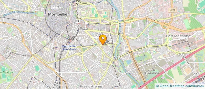 localisation de l'entreprise CAISSE DE SOLIDARITE ET D'ENTRAIDE DU SRPJ DE MONTPELLIER à MONTPELLIER
