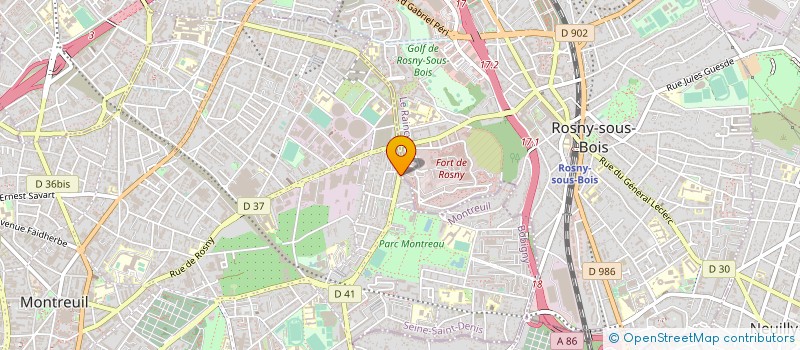 localisation de l'entreprise CAISSE DE SYMPATHIE DU CNFSICG à ROSNY-SOUS-BOIS