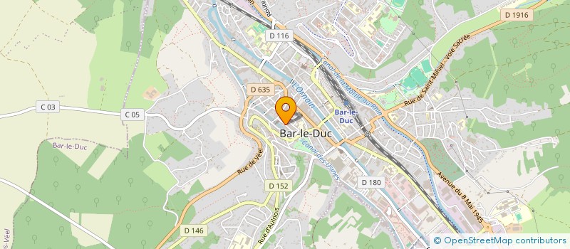 localisation de l'entreprise CAISSE DEPART INCENDIES MEUSE à BAR-LE-DUC
