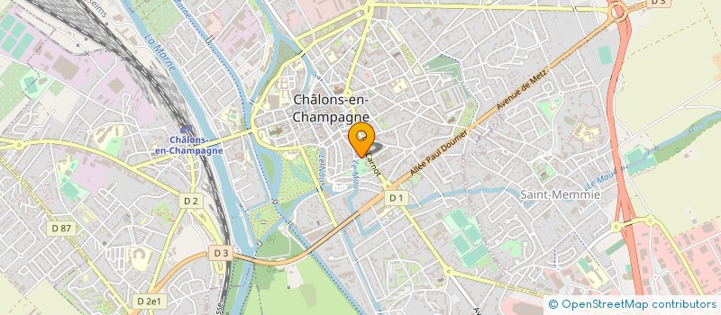localisation de l'entreprise CAISSE DEPARTEMENT AIDE CONSTRUCT à CHALONS-EN-CHAMPAGNE