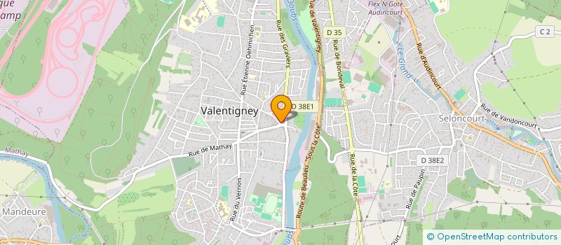 localisation de l'entreprise CAISSE DES ECOLES à VALENTIGNEY