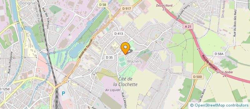 localisation de l'entreprise CAISSE DES ECOLES à WAZIERS