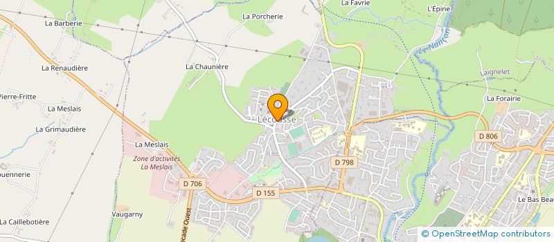 localisation de l'entreprise CAISSE DES ECOLES à LECOUSSE