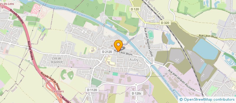 localisation de l'entreprise CAISSE DES ECOLES à AUBY