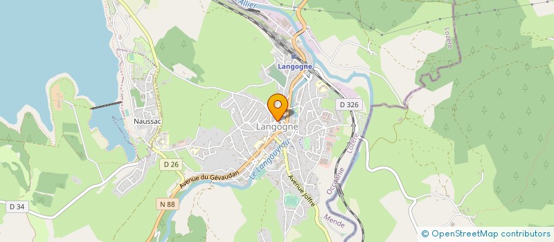 localisation de l'entreprise CAISSE DES ECOLES à LANGOGNE