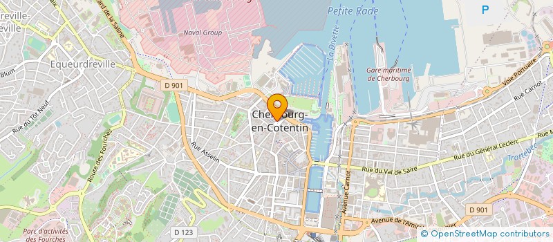 localisation de l'entreprise CAISSE DES ECOLES à CHERBOURG-EN-COTENTIN