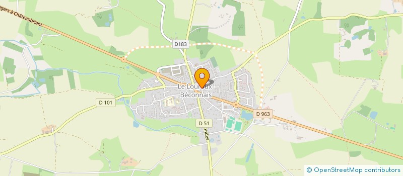 localisation de l'entreprise CAISSE DES ECOLES à VAL D'ERDRE-AUXENCE