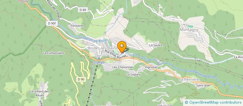 localisation de l'entreprise CAISSE DES ECOLES à BRIDES-LES-BAINS