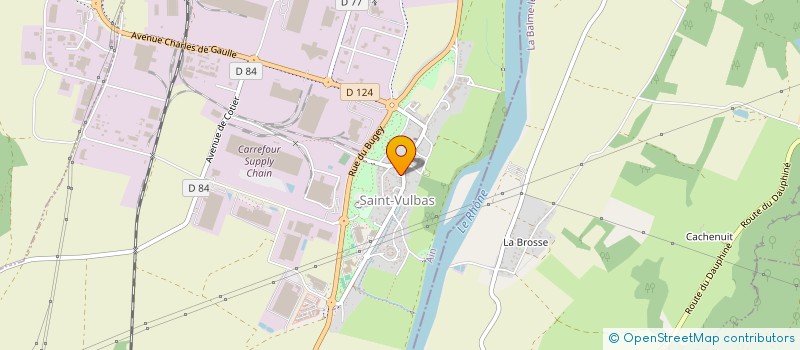 localisation de l'entreprise CAISSE DES ECOLES à SAINT-VULBAS