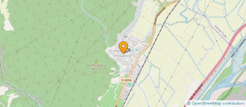 localisation de l'entreprise CAISSE DES ECOLES  CORBIERES-EN-PROVENCE