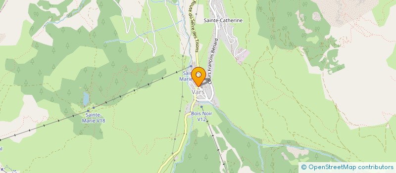 localisation de l'entreprise CAISSE DES ECOLES à VARS