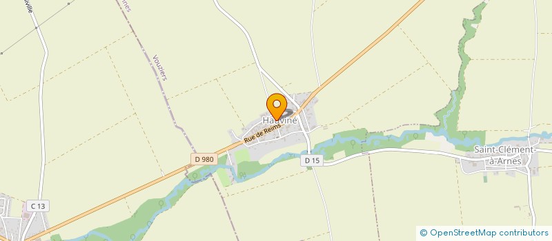 localisation de l'entreprise CAISSE DES ECOLES  HAUVINE