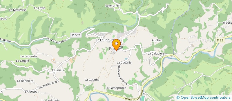 localisation de l'entreprise CAISSE DES ECOLES à PRUINES