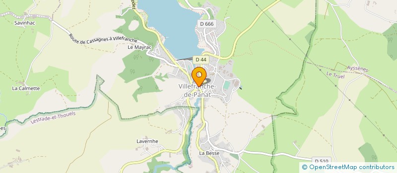 localisation de l'entreprise CAISSE DES ECOLES à VILLEFRANCHE-DE-PANAT