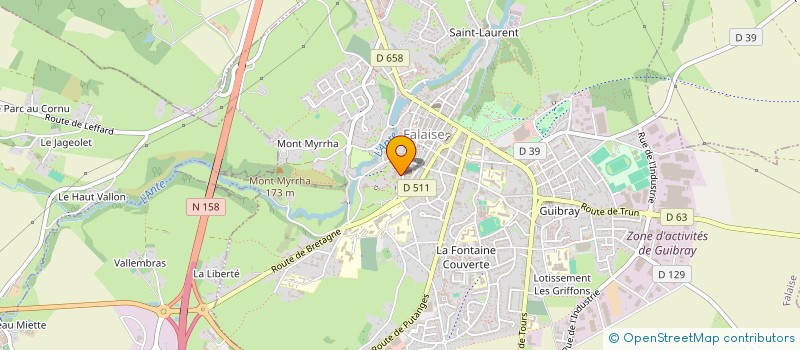 localisation de l'entreprise CAISSE DES ECOLES à FALAISE