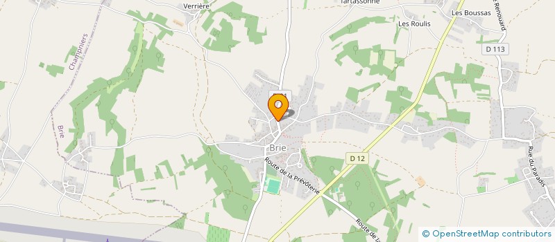 localisation de l'entreprise CAISSE DES ECOLES à BRIE