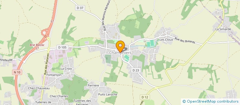localisation de l'entreprise CAISSE DES ECOLES à CHAMPNIERS