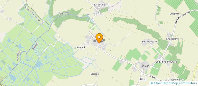 localisation de l'entreprise CAISSE DES ECOLES  TALMONT