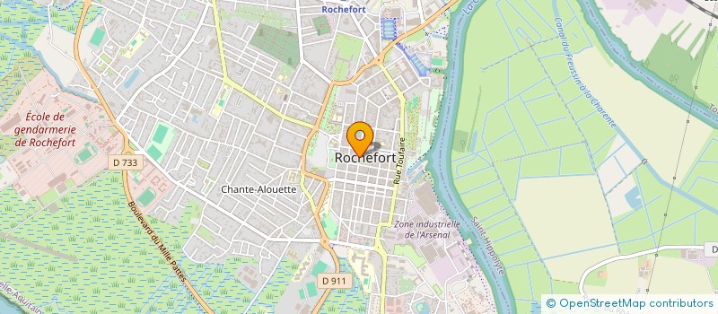 localisation de l'entreprise CAISSE DES ECOLES à ROCHEFORT