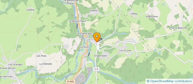 localisation de l'entreprise CAISSE DES ECOLES  GLENIC