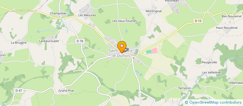 localisation de l'entreprise CAISSE DES ECOLES  SAINT-SULPICE-LE-DUNOIS