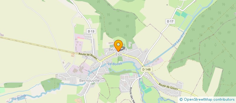 localisation de l'entreprise CAISSE DES ECOLES  BEZU-SAINT-ELOI