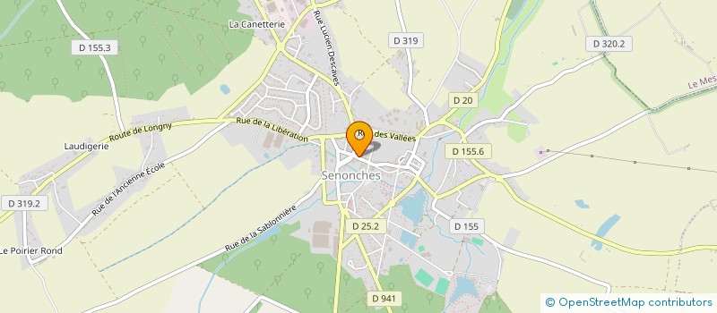 localisation de l'entreprise CAISSE DES ECOLES à SENONCHES