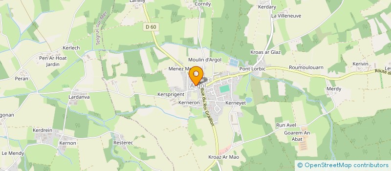 localisation de l'entreprise CAISSE DES ECOLES à ARGOL