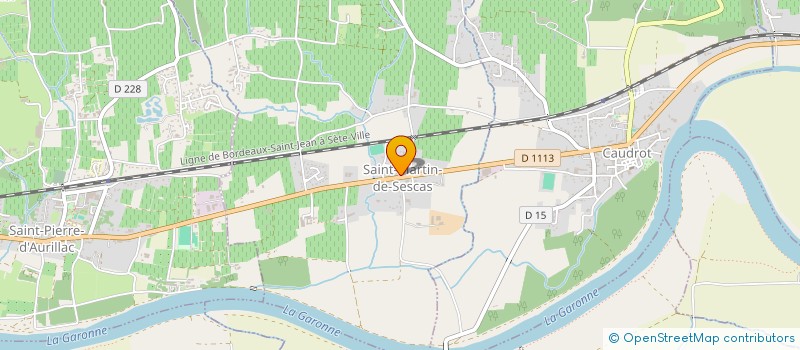 localisation de l'entreprise CAISSE DES ECOLES  SAINT-MARTIN-DE-SESCAS