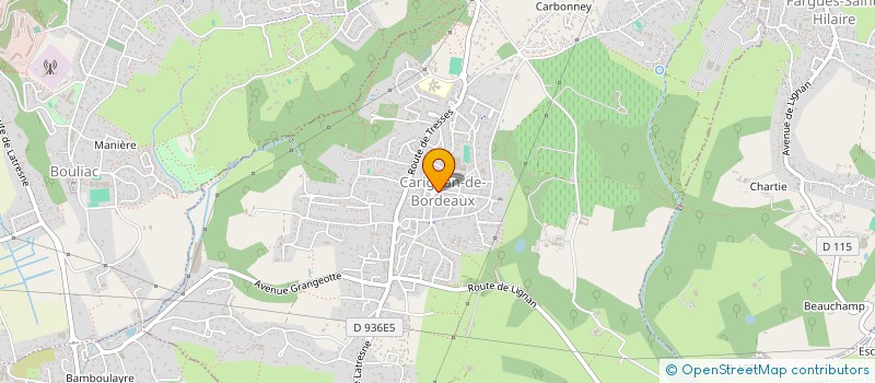 localisation de l'entreprise CAISSE DES ECOLES  CARIGNAN-DE-BORDEAUX