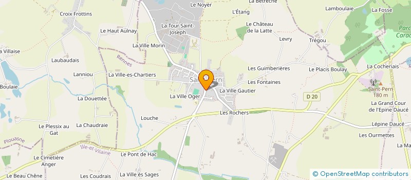 localisation de l'entreprise CAISSE DES ECOLES  SAINT-PERN