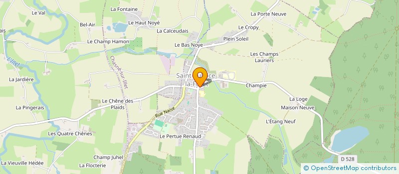 localisation de l'entreprise CAISSE DES ECOLES  SAINT-SULPICE-LA-FORET