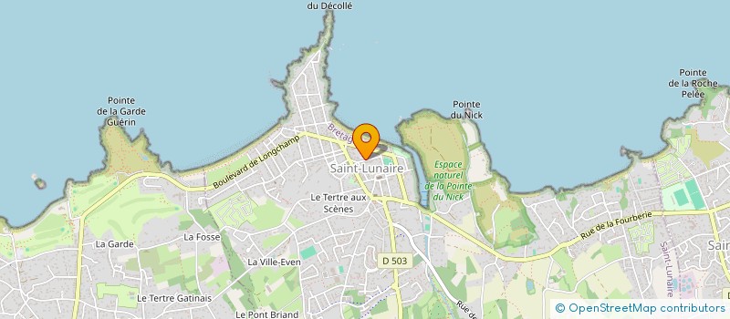 localisation de l'entreprise CAISSE DES ECOLES  SAINT-LUNAIRE