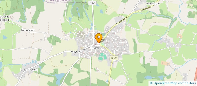 localisation de l'entreprise CAISSE DES ECOLES à GOVEN