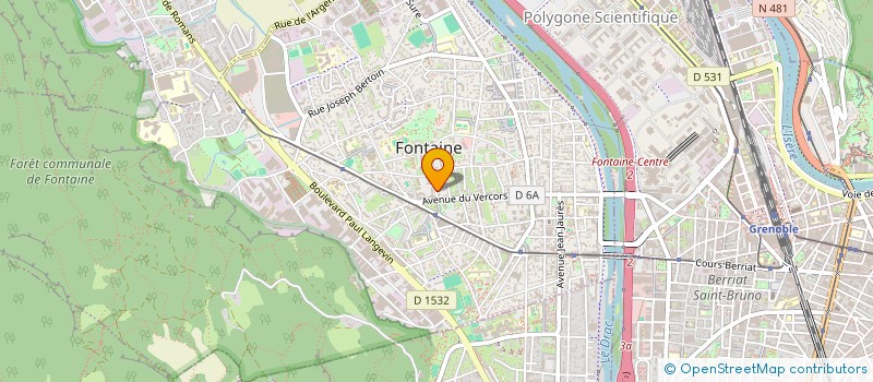 localisation de l'entreprise CAISSE DES ECOLES à FONTAINE