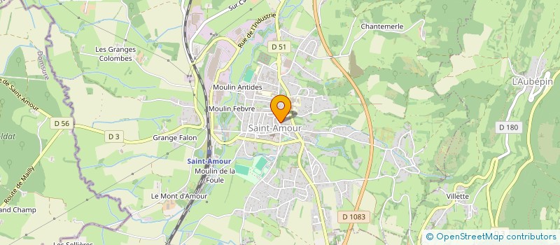 localisation de l'entreprise CAISSE DES ECOLES à SAINT-AMOUR